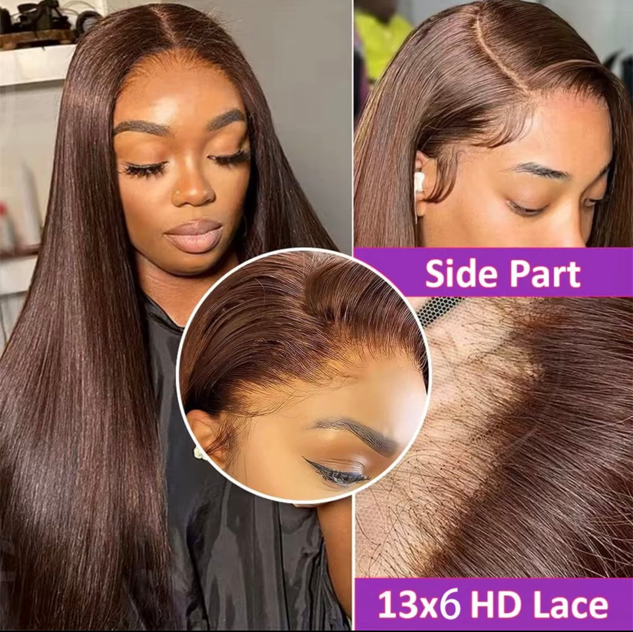 Vietnamese Chocolate Brown Straight Virgin Hair